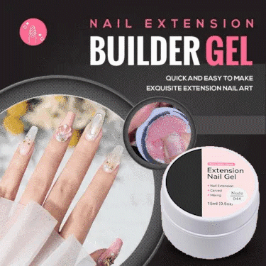 🏆Flash Sale Buy 1 Get 1 Free!!⚡50K+ SOLD! Almost Gone-💥💅 Solid Nail Extension Builder Gel — Non-Flowing, Easy to Use 🥳