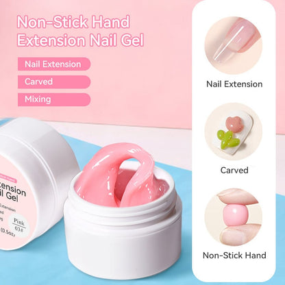 🏆Flash Sale Buy 1 Get 1 Free!!⚡50K+ SOLD! Almost Gone-💥💅 Solid Nail Extension Builder Gel — Non-Flowing, Easy to Use 🥳