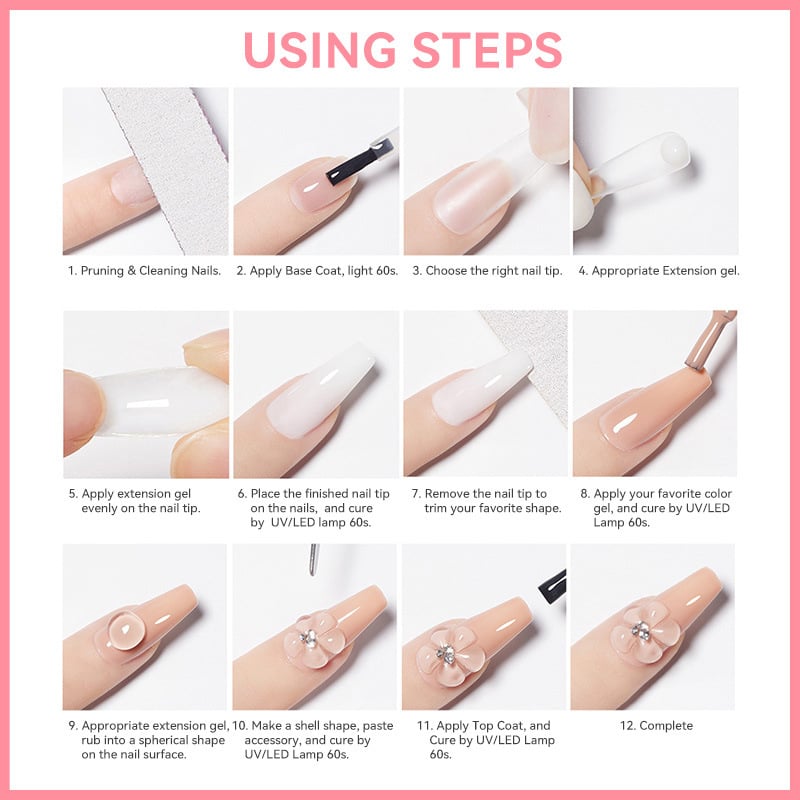 ⏳Time-Limited Special⏰💅 Nail Extension Builder Gel – Strong, Smooth & Easy to Shape