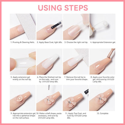 ⏳Time-Limited Special⏰💅 Nail Extension Builder Gel – Strong, Smooth & Easy to Shape