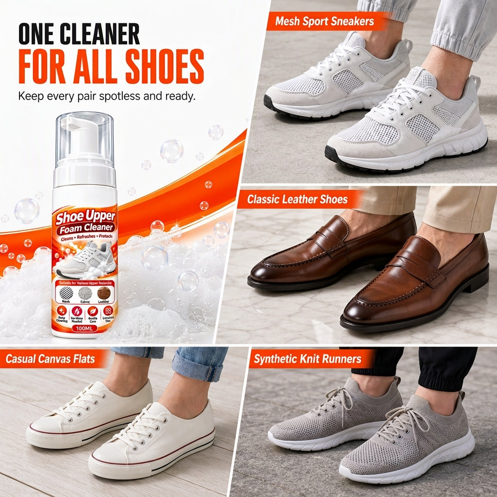 Rinse-Free Multi-Surface Shoe Foam Cleaner