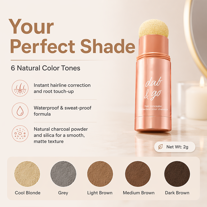 🏆 Last Day Special Price £6.99!!✨Instant Hair Shadow Powder Stick with Sponge Applicator🌸