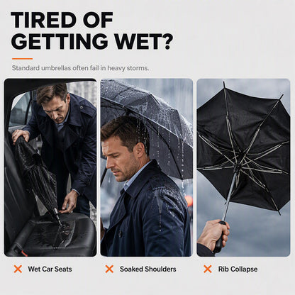 ⏳Time-Limited Special ⏰💨 Extra Large Windproof Folding Umbrella – Big Canopy, Reinforced, UV Protect ✨