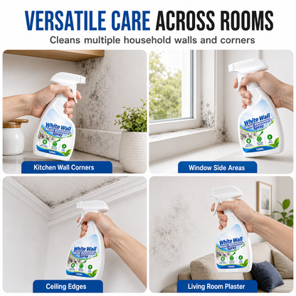 🧴50% OFF NOW! Fast-Acting Wall Mold Remover Spray, Deep Penetrating Mildew Cleaner, Quick Restoration Mold Removal Spray for Home Walls & Bathroom