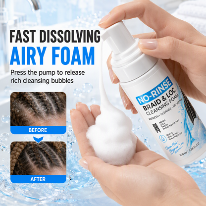 Waterless Cleansing Mousse for Dreadlocks and Braids