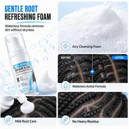 Waterless Cleansing Mousse for Dreadlocks and Braids
