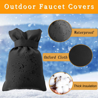 Outdoor Waterproof Faucet Covers with Reflective Strips