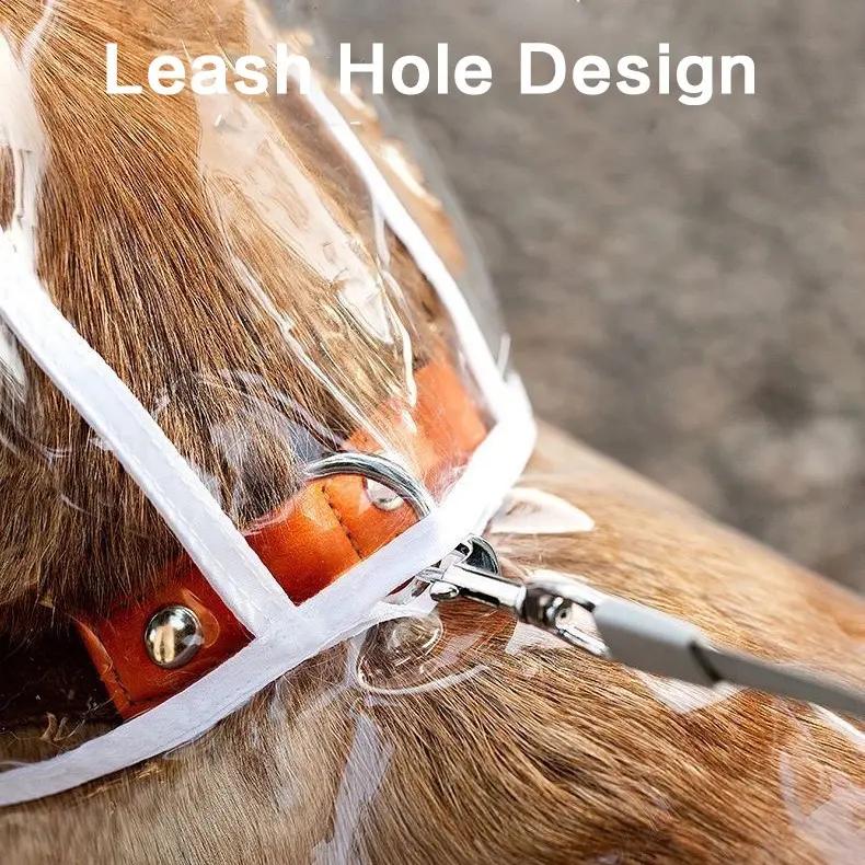 🌧️ LIMITED-TIME 50% OFF! 🐾 Transparent Waterproof Dog Raincoat – Clear Hood, Adjustable Fit, Multi-size 🐶