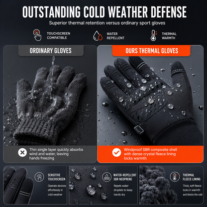 🥳HOT SALE🥳❄️50K+ SOLD!💥50% OFF!✨Winter Waterproof Cycling Gloves for Men and Women