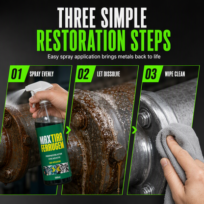 🔧 LIMITED-TIME 50% OFF ✨ 3-in-1 Rust Remover & Phosphating Agent — Degrease, Remove & Prevent 💨