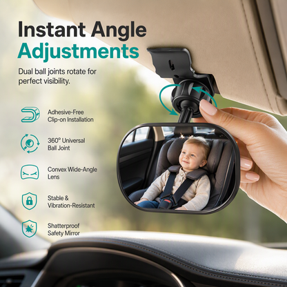 👀 Adjustable Convex Auxiliary Mirror