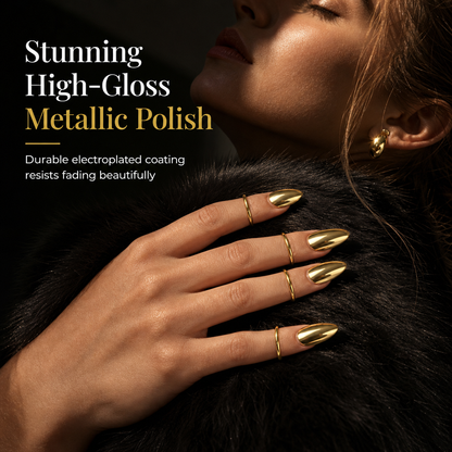 Metal Fingertip Nail Ring Fashion Jewelry Accessory