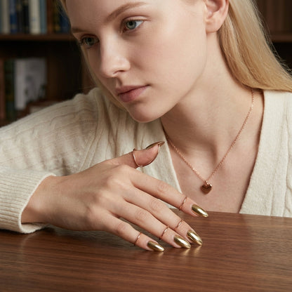 Metal Fingertip Nail Ring Fashion Jewelry Accessory