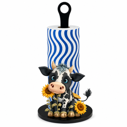 Cute Standing Paper Towel Holder for Kitchen and Bathroom