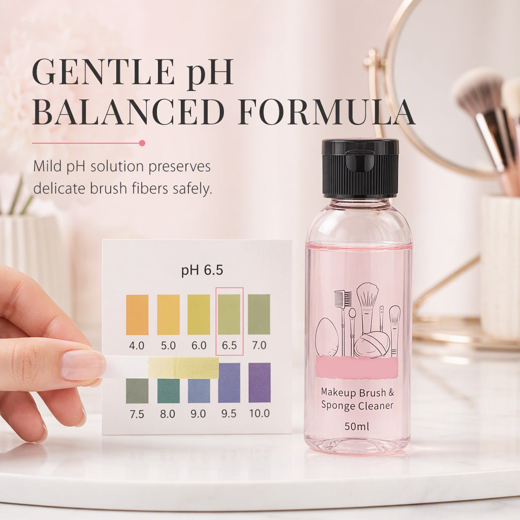 50ml Makeup Brush and Sponge Cleanser Liquid Powder Puff Cleaning Water for Cosmetic Sponges and Cushion Puffs