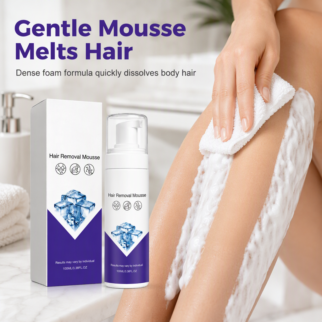 Gentle Hydrating Hair Removal Mousse for Body Hair