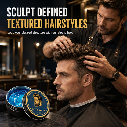 💈50% OFF NOW! Cologne Scented Men's Hair Wax Pomade 130g, Matte Finish Strong Hold Volumizing Hair Styling Wax, Water Soluble Long Lasting Hair Paste
