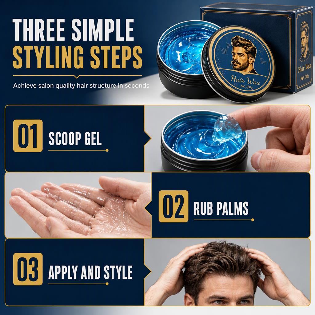 💈 Cologne-Scented Men's Styling Pomade – 130 g