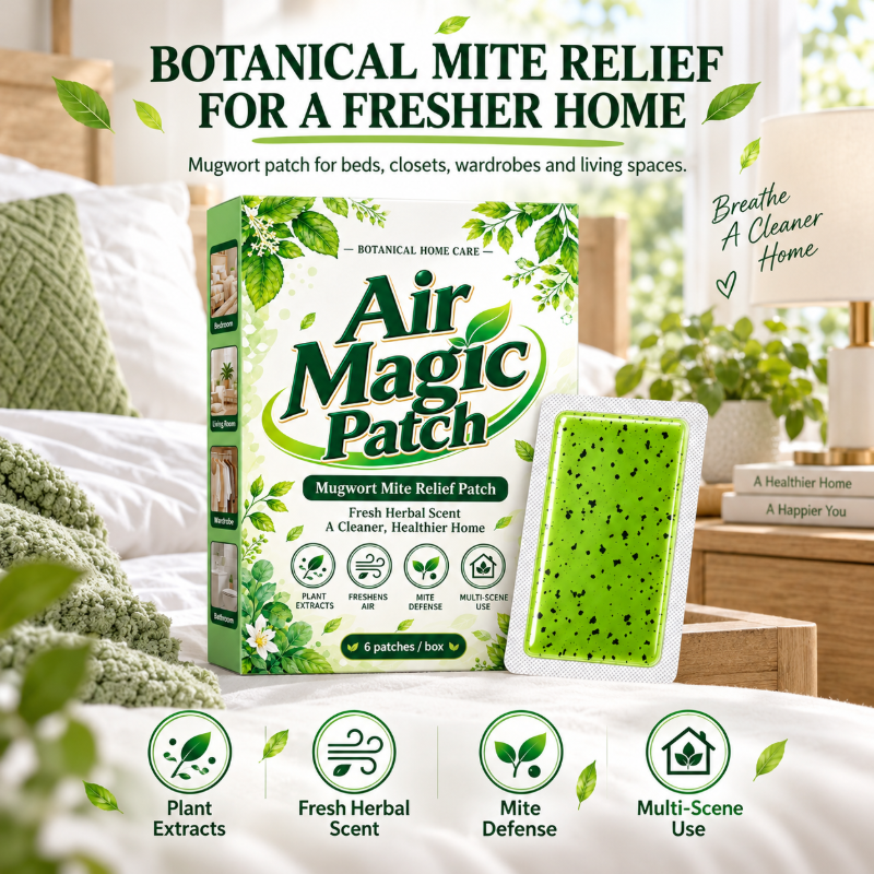 Long-Lasting Mugwort Mite Relief Patch-1 Pack (6 Patches)