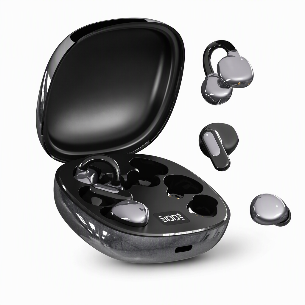 B115 3-in-1 Bluetooth Earphones ✨ Ear Clip · In-Ear · Sleep Modes | 🔇 Noise Cancelling | 🔋 Ultra Long Battery | 6 Pairs of Ear Tips Included