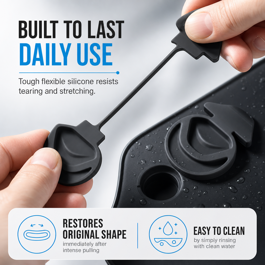 🚗 Integrated Waterproof and Dustproof Silicone Protective Cover for Charging Port