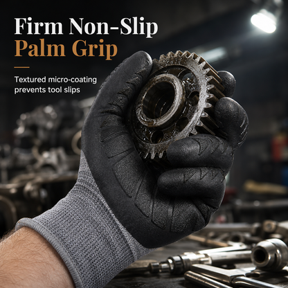 ⏳Time-Limited Special⏰🛡️🧤 Thickened Impact Resistant Work Gloves | Heavy Duty Safety Gloves, Shock & Wear Protection for Mechanics & Construction