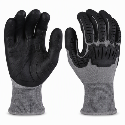 ⏳Time-Limited Special⏰🛡️🧤 Thickened Impact Resistant Work Gloves | Heavy Duty Safety Gloves, Shock & Wear Protection for Mechanics & Construction