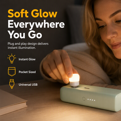 🎁 Limited-Time May Day Sale (49% OFF) 💝 Mini Portable USB LED Night Light