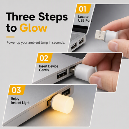 🎁 Limited-Time May Day Sale (49% OFF) 💝 Mini Portable USB LED Night Light