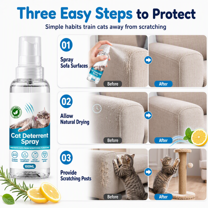 Cat Scratch Deterrent Spray 🐾Bigger bottle, better value!✨