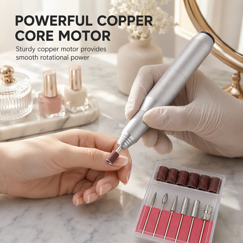 Portable USB Electric Nail Drill Pen for Manicure