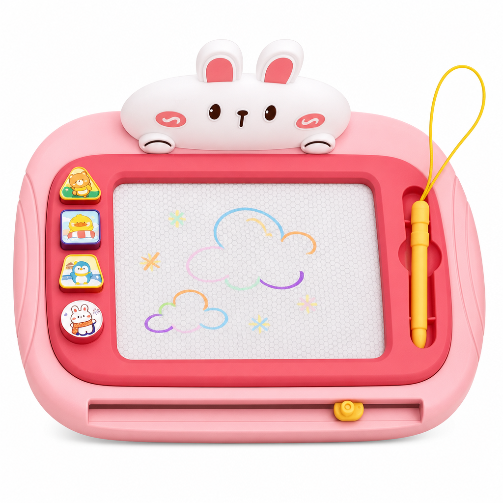 ⏳Time-Limited Special ⏰✨ Kids Magnetic Drawing Board — Pen & 4 Stamps Included 📢