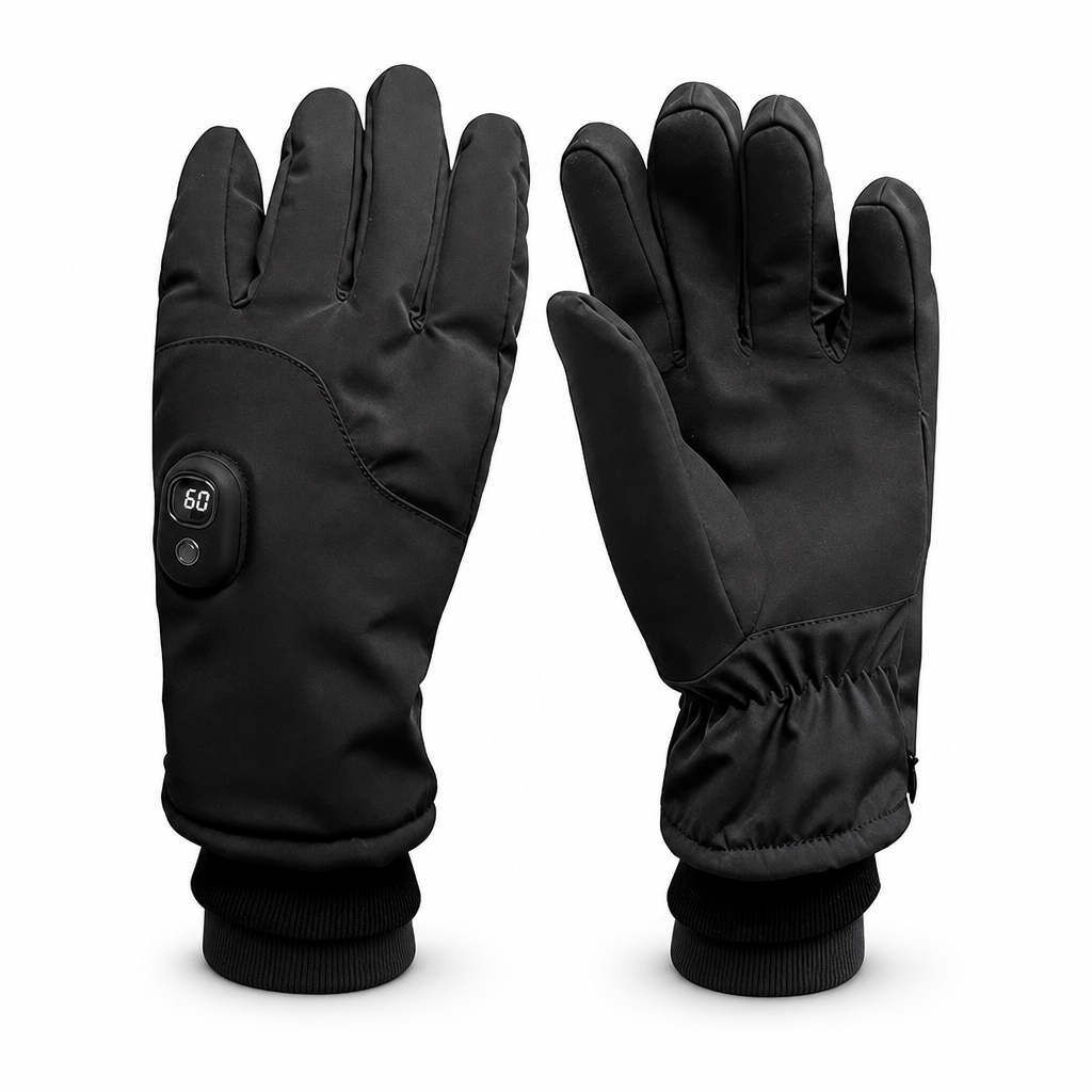 Electric Heated Gloves for Men and Women Winter Warm Touchscreen Thermal Gloves for Motorcycle Riding Skiing and Outdoor Sports