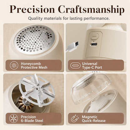 Compartmentalized Magnetic Suction Lint Remover