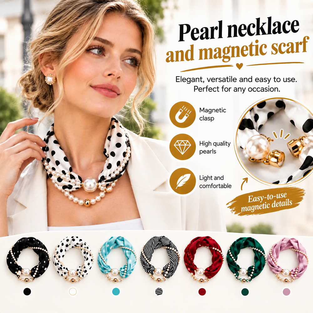 Pearl Scarf Necklace