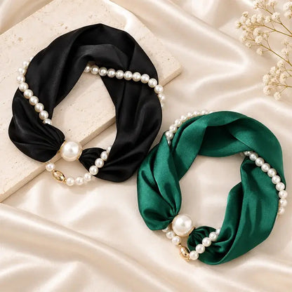 Pearl Scarf Necklace