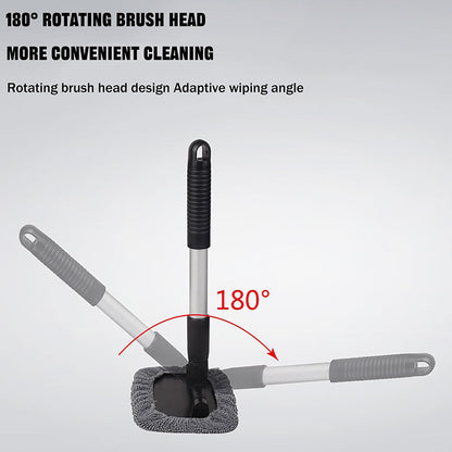 🥳2026 HOT SALE🥳💞50K+ SOLD! 🧲🌀 50% OFF! Dual Magnetic Car Window Cleaner – cleans both sides in one pass, extendable handle & reusable microfiber cloths. Streak-free glass, inside & out! 🚗✨