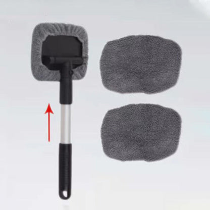 🥳2026 HOT SALE🥳💞50K+ SOLD! 🧲🌀 50% OFF! Dual Magnetic Car Window Cleaner – cleans both sides in one pass, extendable handle & reusable microfiber cloths. Streak-free glass, inside & out! 🚗✨