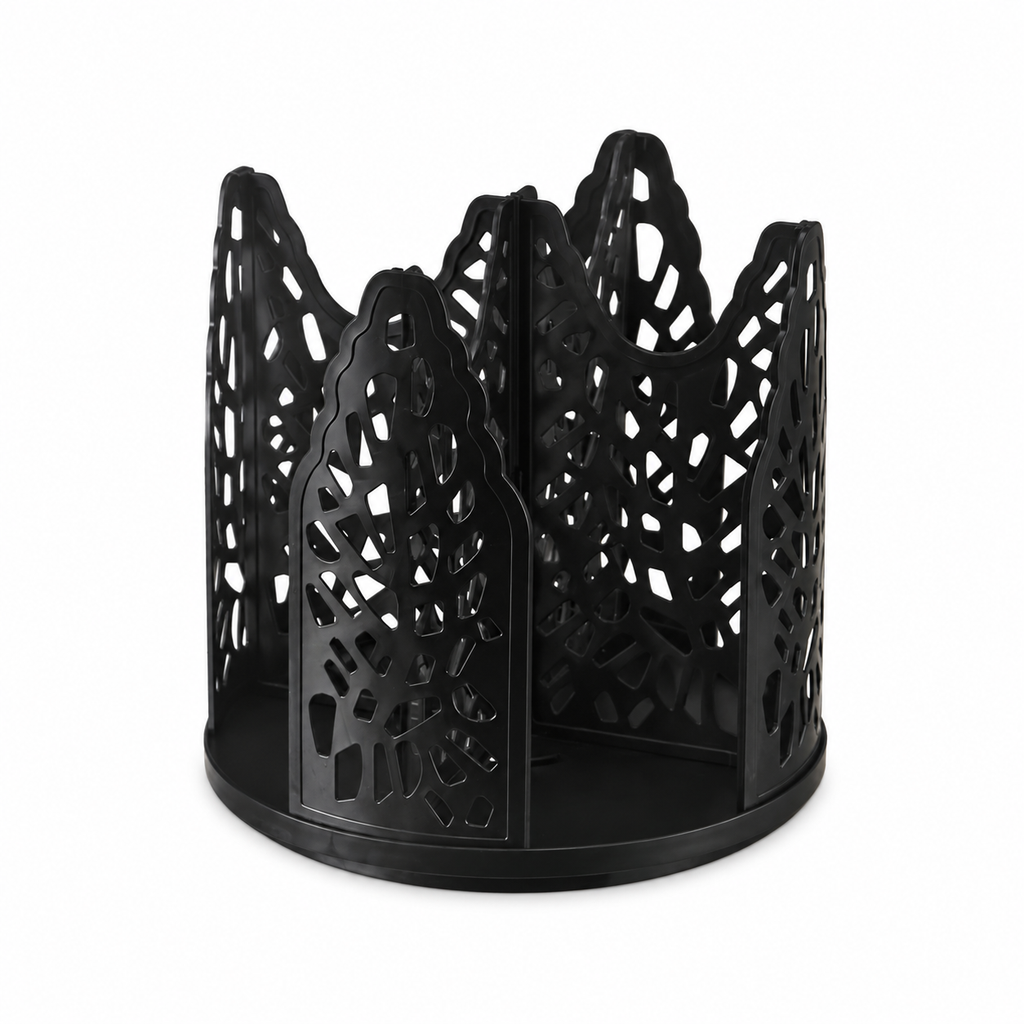 Rotating Disposable Paper Cup Holder Dispenser Plastic Desktop Storage Rack for Coffee and Milk Tea Cups