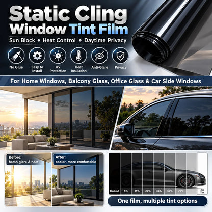 Multi-Purpose Scratch-Resistant Window Tint Film