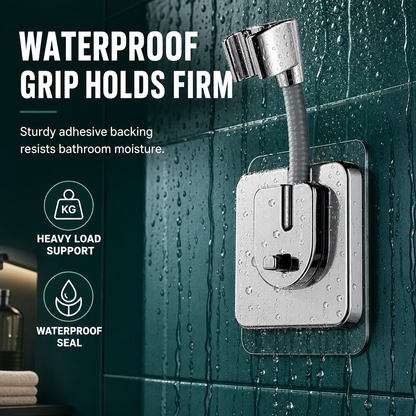 🎁Black Friday Sale - Limited time 49% OFF💥Universal Adjustable Holder No Drill Wall Mount Bathroom Showerhead Bracket