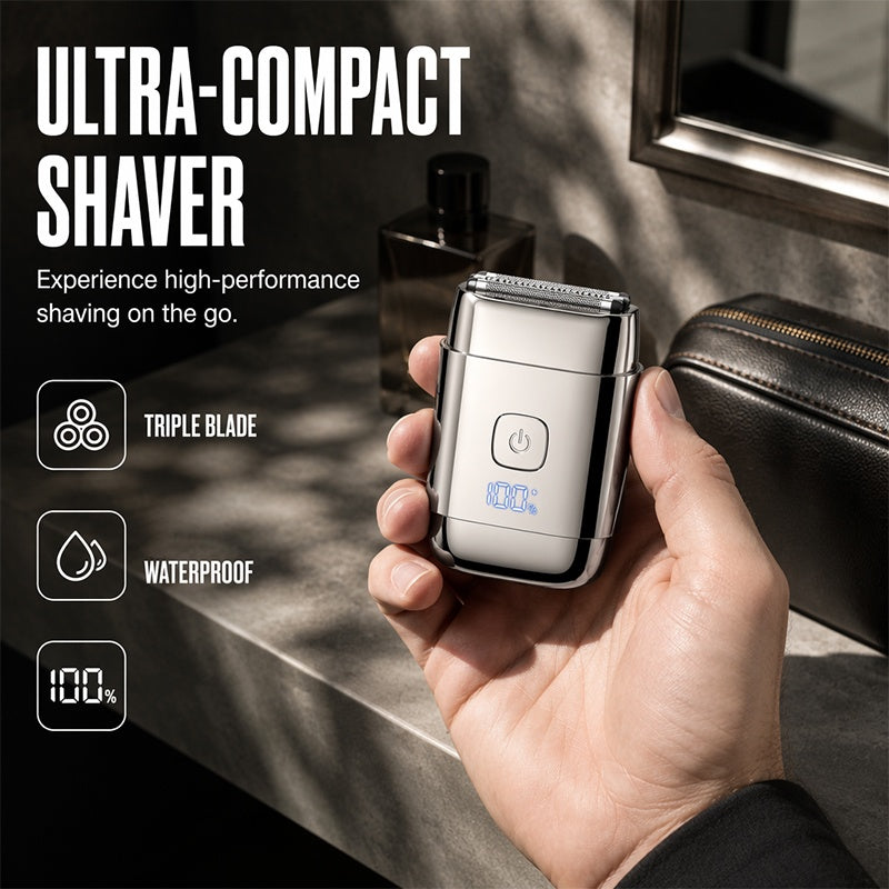 🎁 49% Off for a Limited Time 💥 Portable 3-Blade Electric Shaver for Men