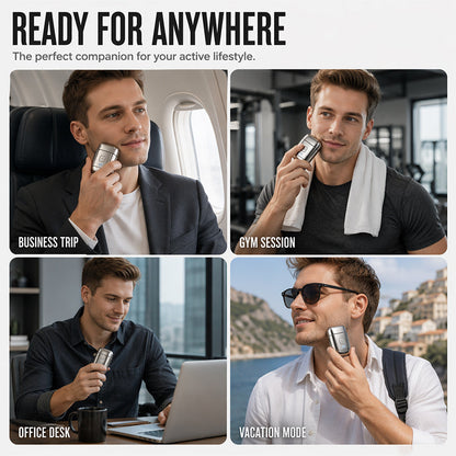 🎁 49% Off for a Limited Time 💥 Portable 3-Blade Electric Shaver for Men