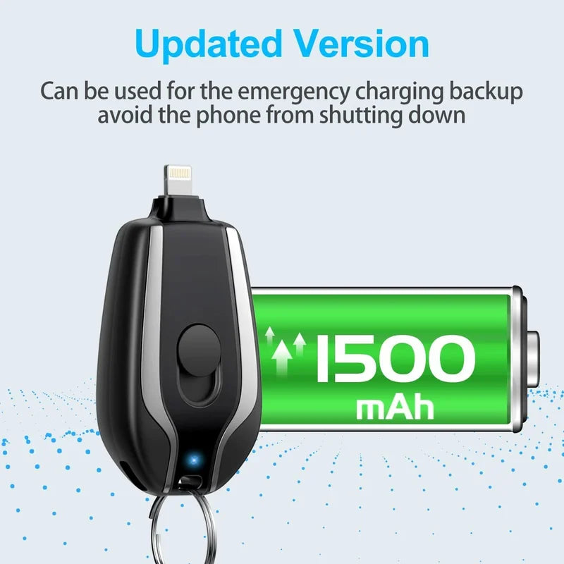 📢📢 50% OFF🔋1500mAh Mini Emergency Power Bank