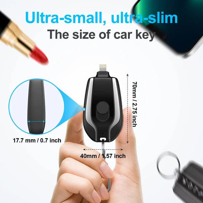 📢📢 50% OFF🔋1500mAh Mini Emergency Power Bank