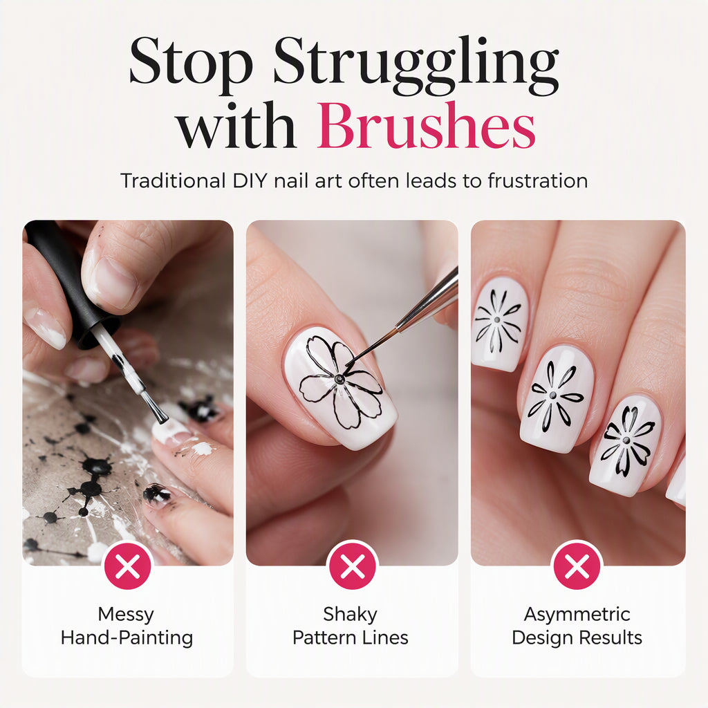 Instant Nail Art Stamp Pen Set
