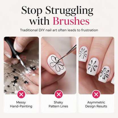 Instant Nail Art Stamp Pen Set