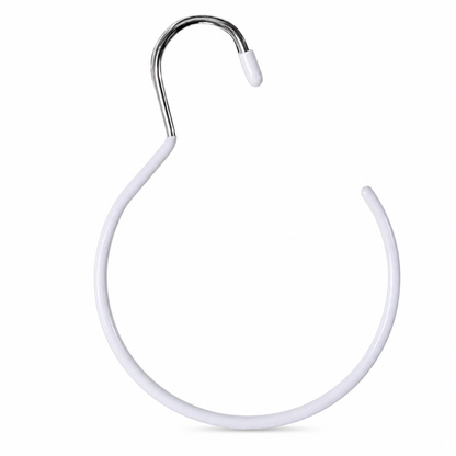 5 Pack Non-Slip Dipped Ring Scarf Hangers Multifunctional Household Organizers for Scarves Ties Belts and Towels
