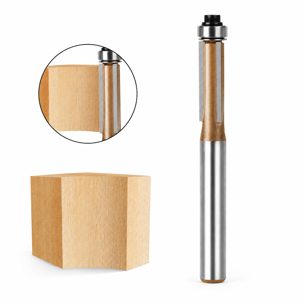 3-Flute Carbide Flush Trim Router Bit
