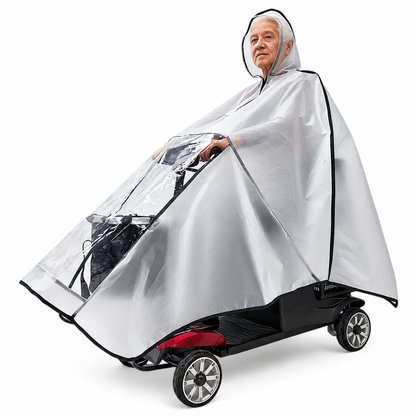 🌧️ Mobility Scooter Rain Cover – Full-Coverage Waterproof PVC Canopy